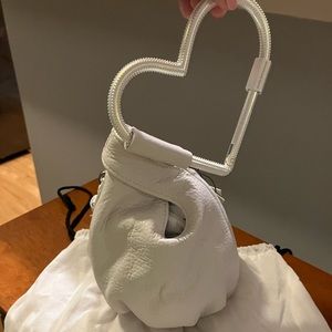 Brand New Aimee Kestenberg cream cocktail bag.